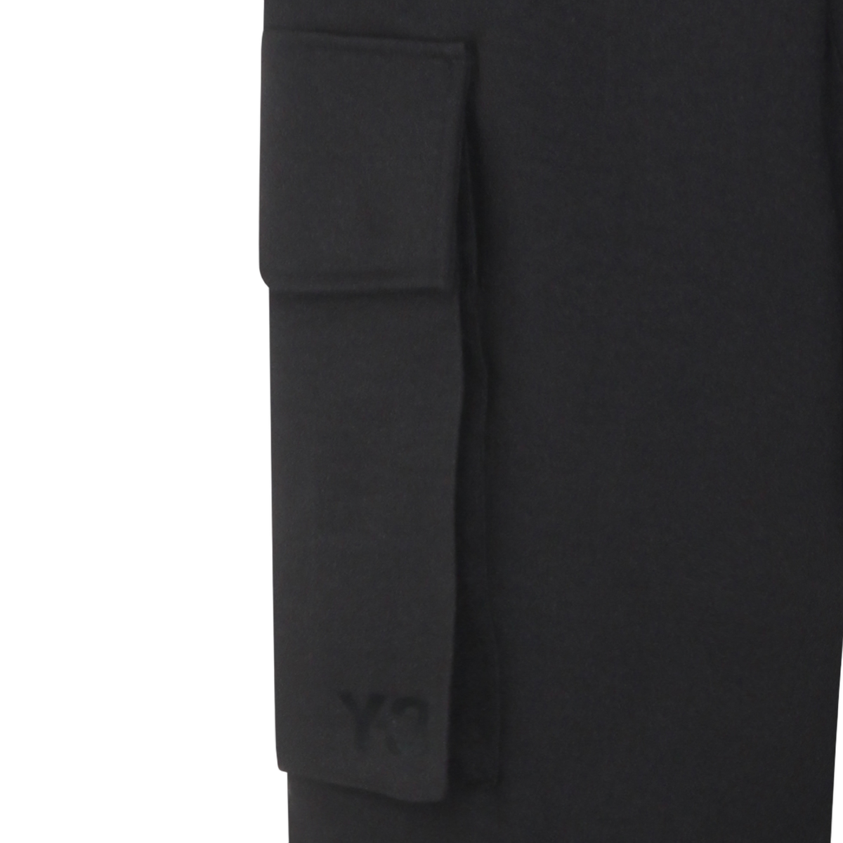 Y-3 Relaxed Fit Black Trousers with Cargo Pockets Zwart