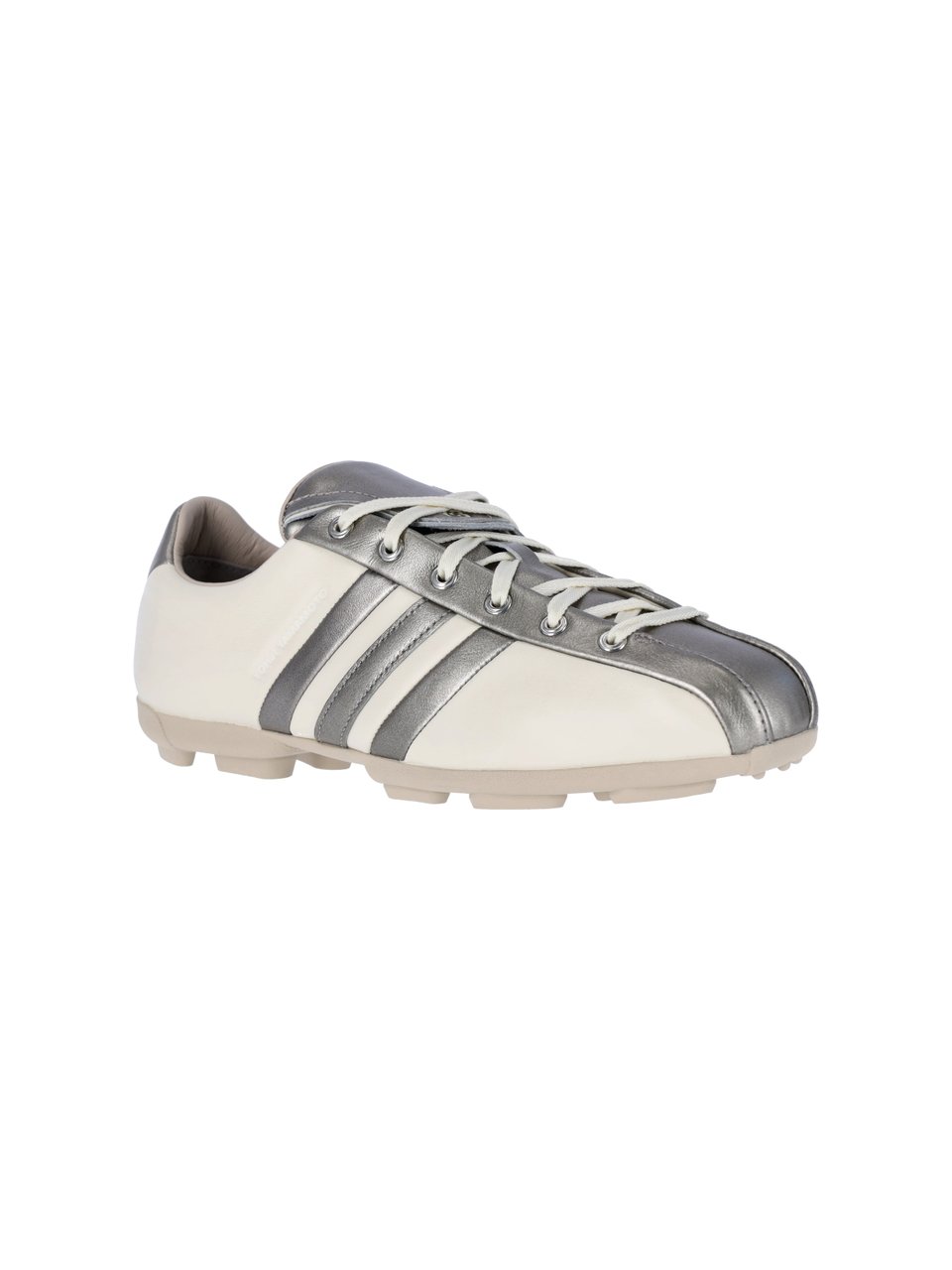 Y-3 White Field Leather Suede Sneakers Wit