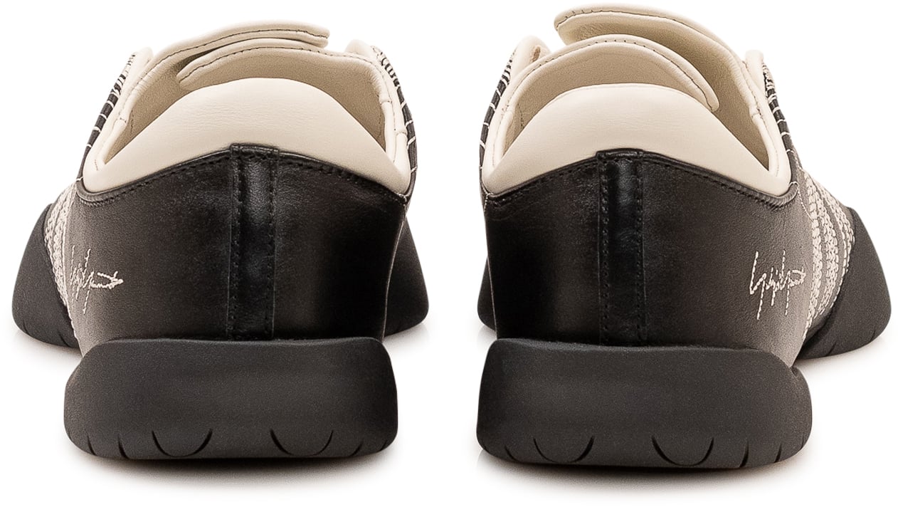 Y-3 Sneakers Regu con Ricamo Zwart