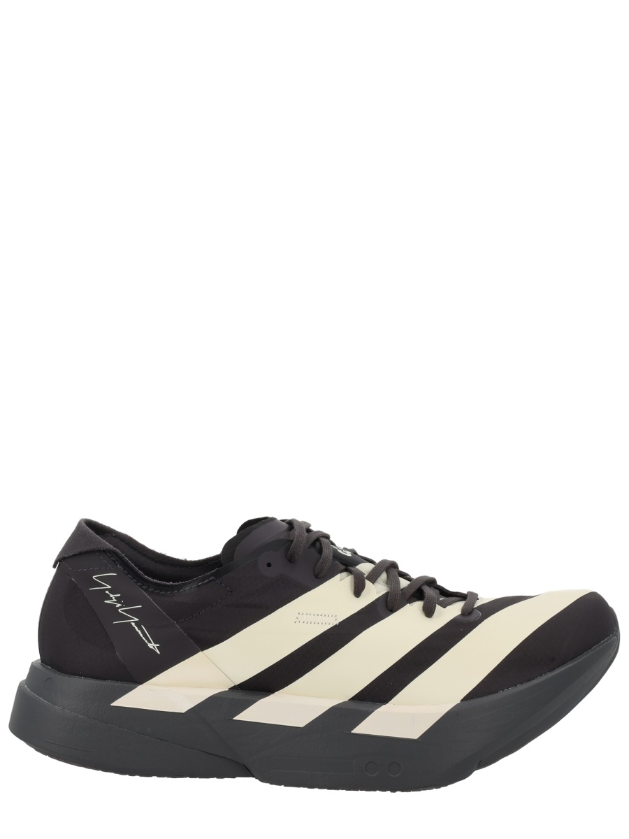 Y-3 Black Adios Pro 4 Stripes Sneakers Grijs