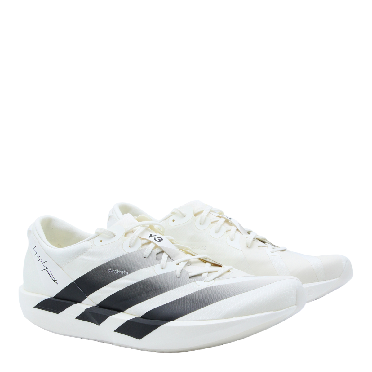 Y-3 Low-Profile White Sneakers Wit