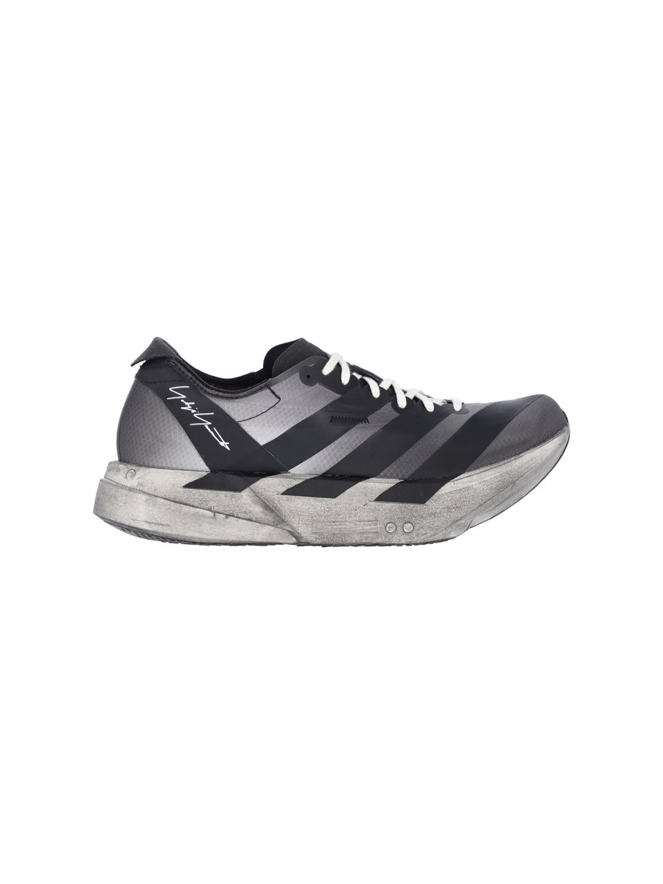 Y-3 Black Adios Pro 4 Technical Fabric Sneakers Zwart