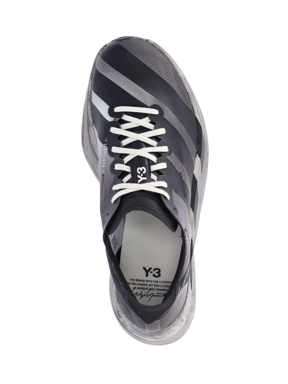 Y-3 Black Adios Pro 4 Technical Fabric Sneakers Zwart