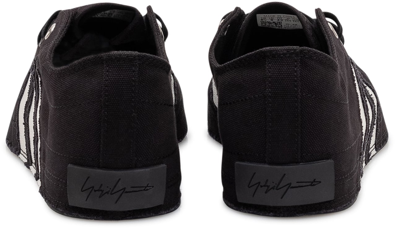 Y-3 Sneakers Nizza Lo con Lacci Zwart