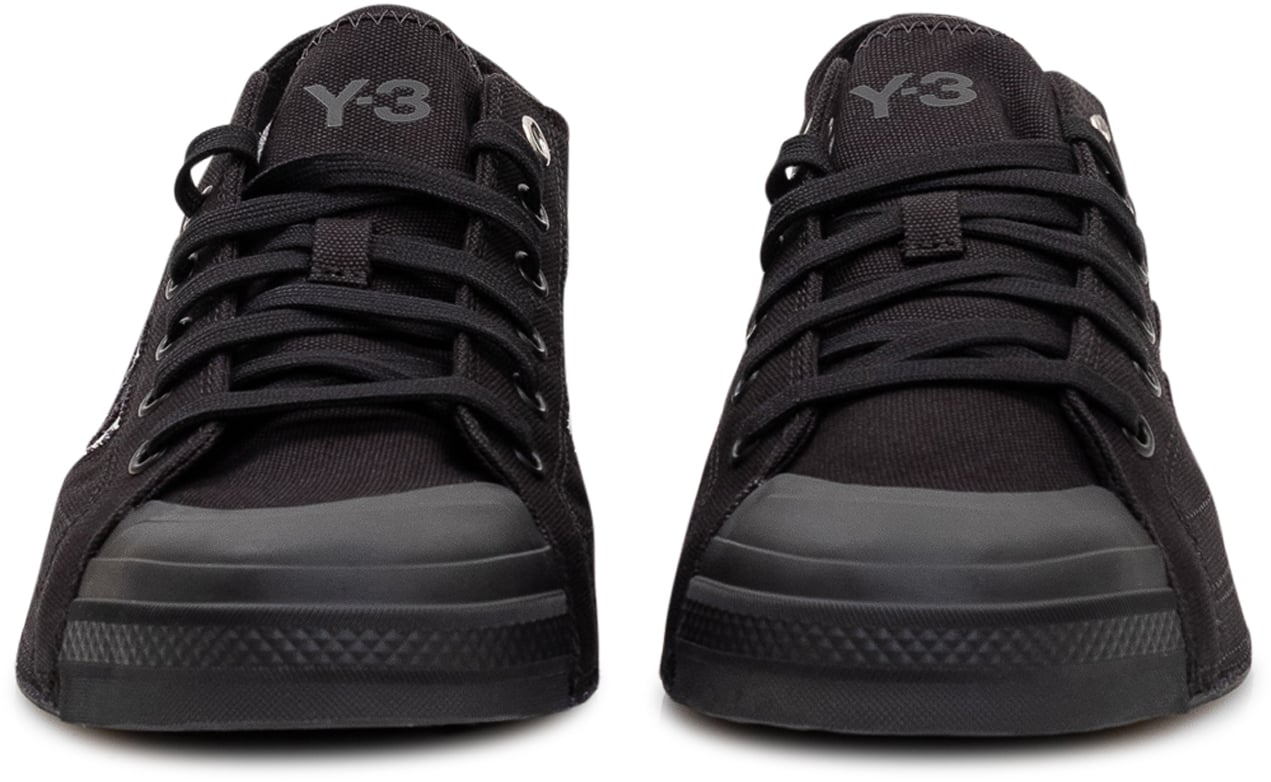 Y-3 Sneakers Nizza Lo con Lacci Zwart