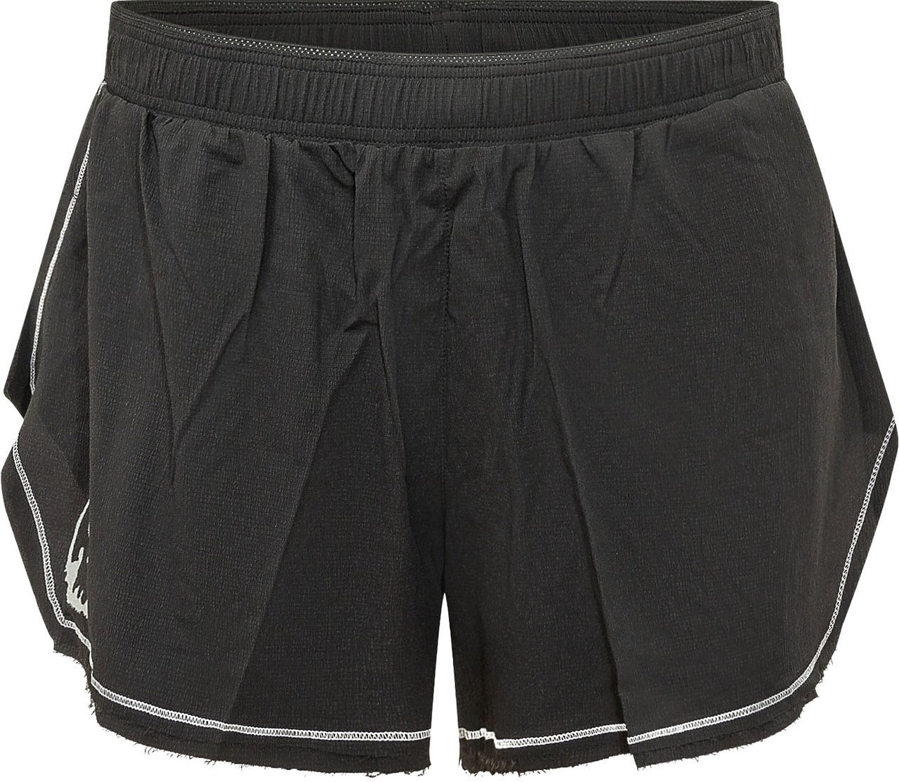 Y-3 Short da Corsa con Pannelli Sovrapposti Donkergrijs