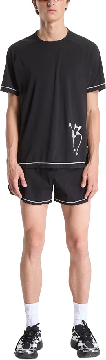 Y-3 T-Shirts And Polos Black Zwart