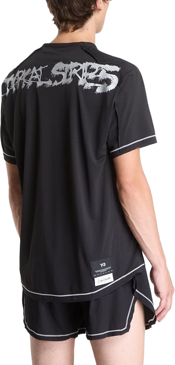 Y-3 T-Shirts And Polos Black Zwart