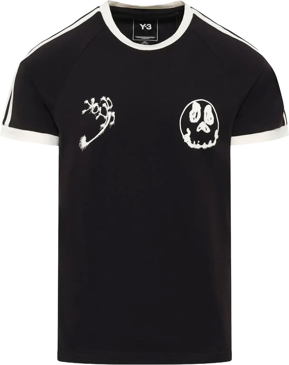 Y-3 Gfx Cali Ss Tee Black Zwart