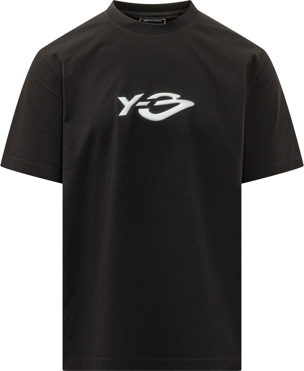 Y-3 T-shirt con Stampa Logo Zwart