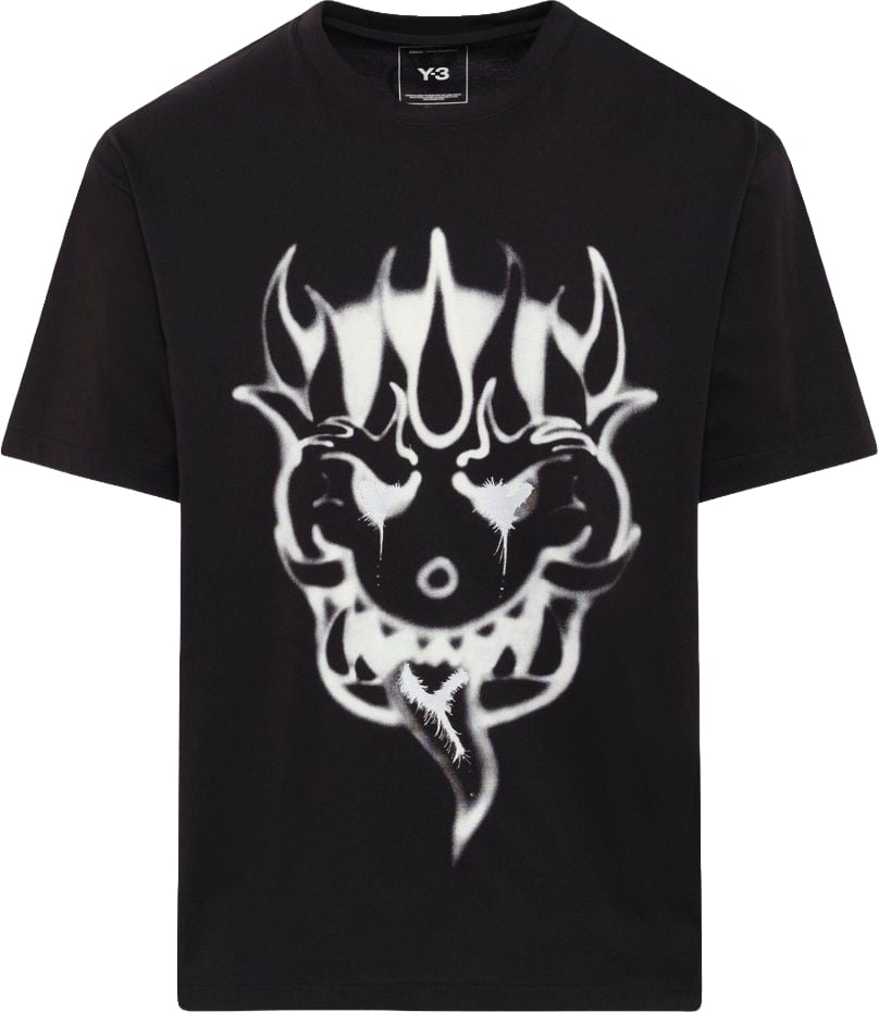 Y-3 T-Shirts And Polos Black Zwart