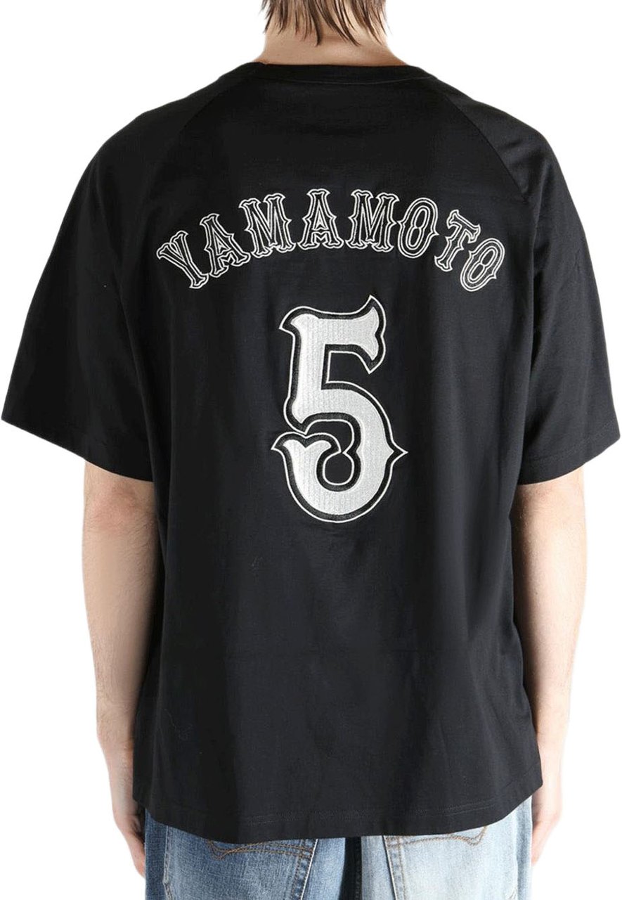 Y-3 T-Shirts And Polos Black Zwart