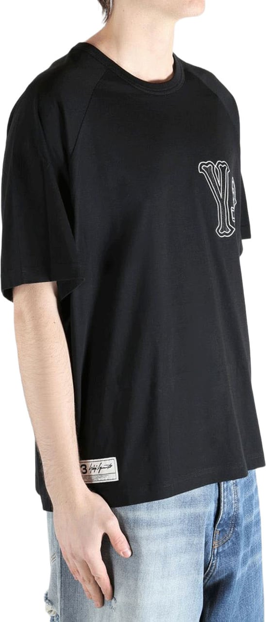 Y-3 T-Shirts And Polos Black Zwart