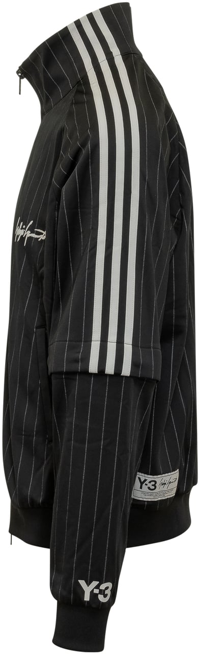 Y-3 Giacca Basketball con Zip e Collo Alto Zwart