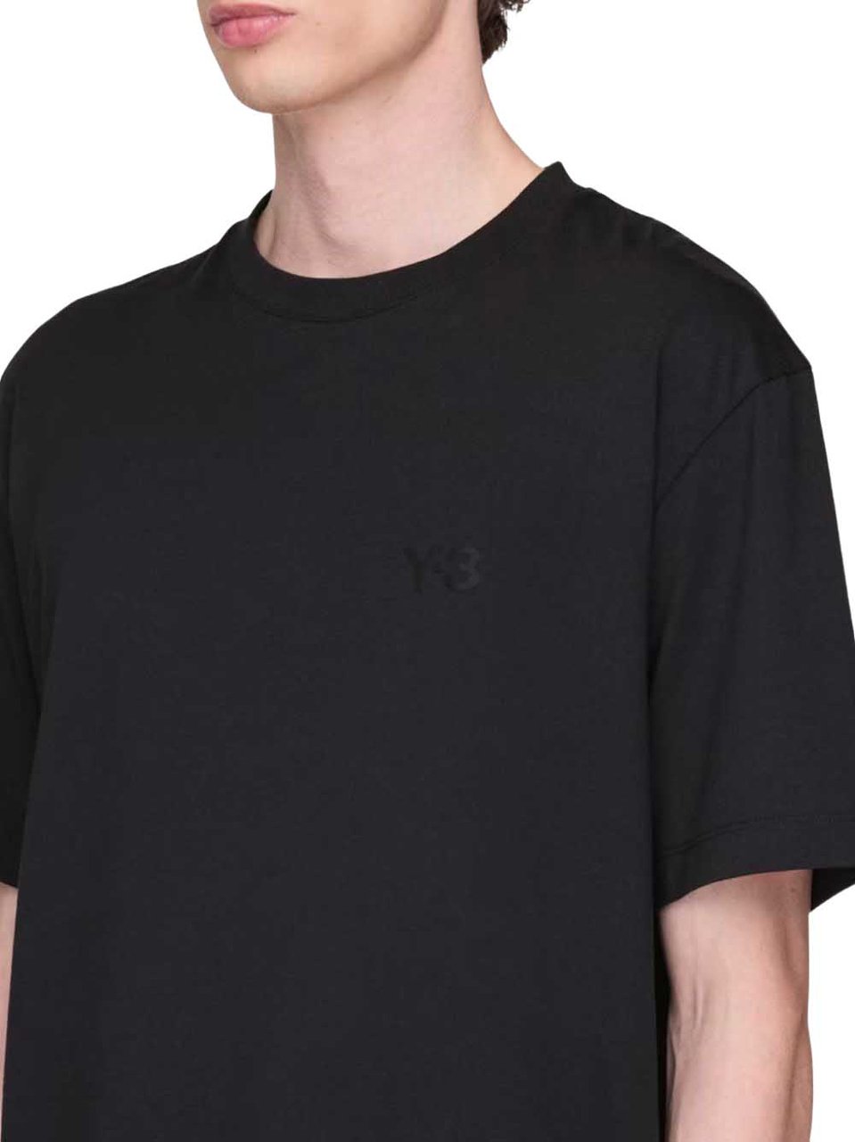 Y-3 T-Shirts And Polos Black Zwart