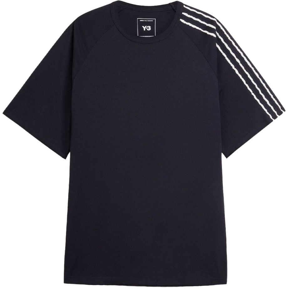Y-3 T-Shirts And Polos Black Zwart