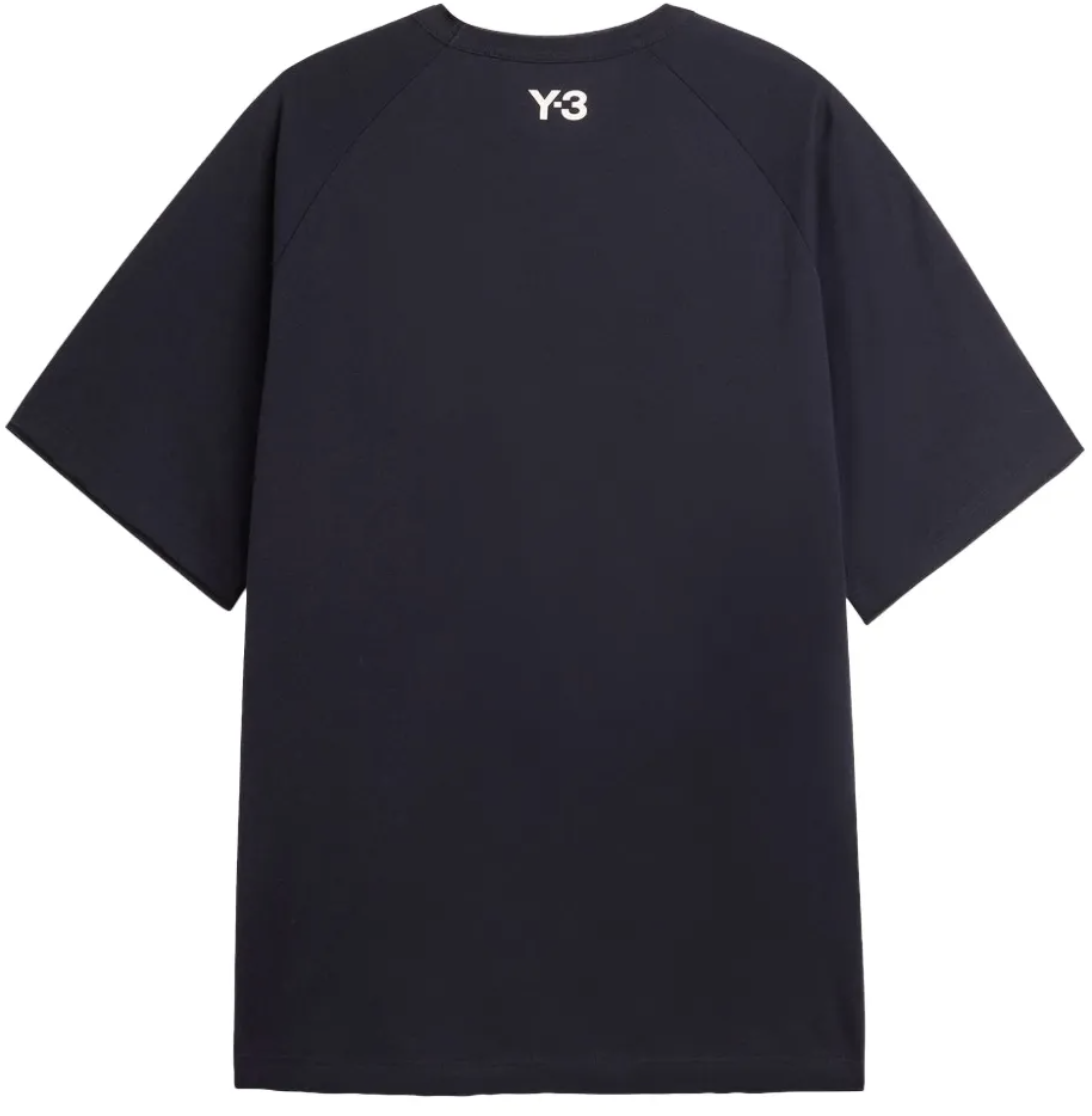 Y-3 Re 3s Ss Tee Black Zwart