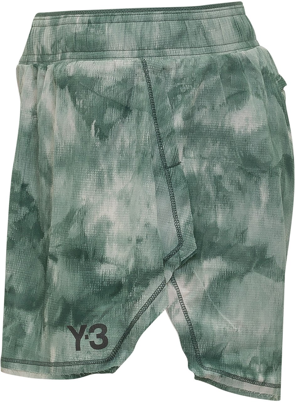 Y-3 M AOP RUN SHORT Lime