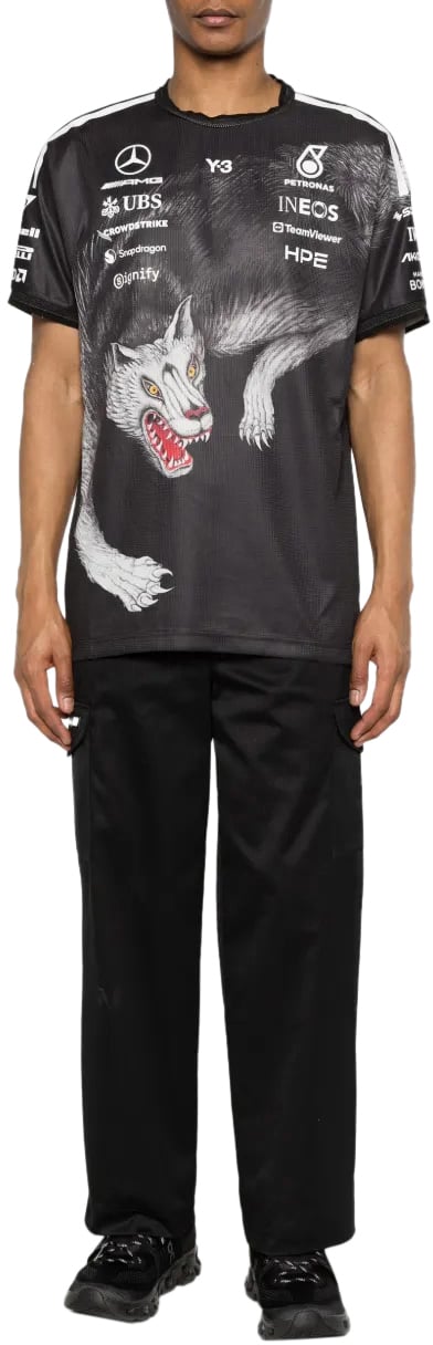 Y-3 F1 Drvr Ss Jrs Black Zwart