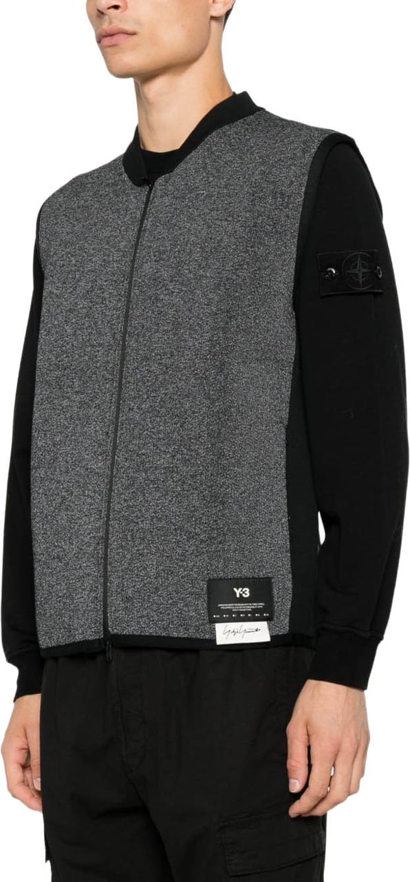 Y-3 Sweaters Black Donkergrijs