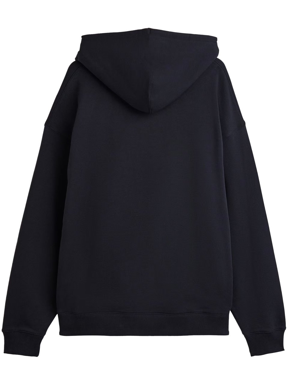 Y-3 Relaxed Fit Black Hoodie with Abstract Graphic Zwart