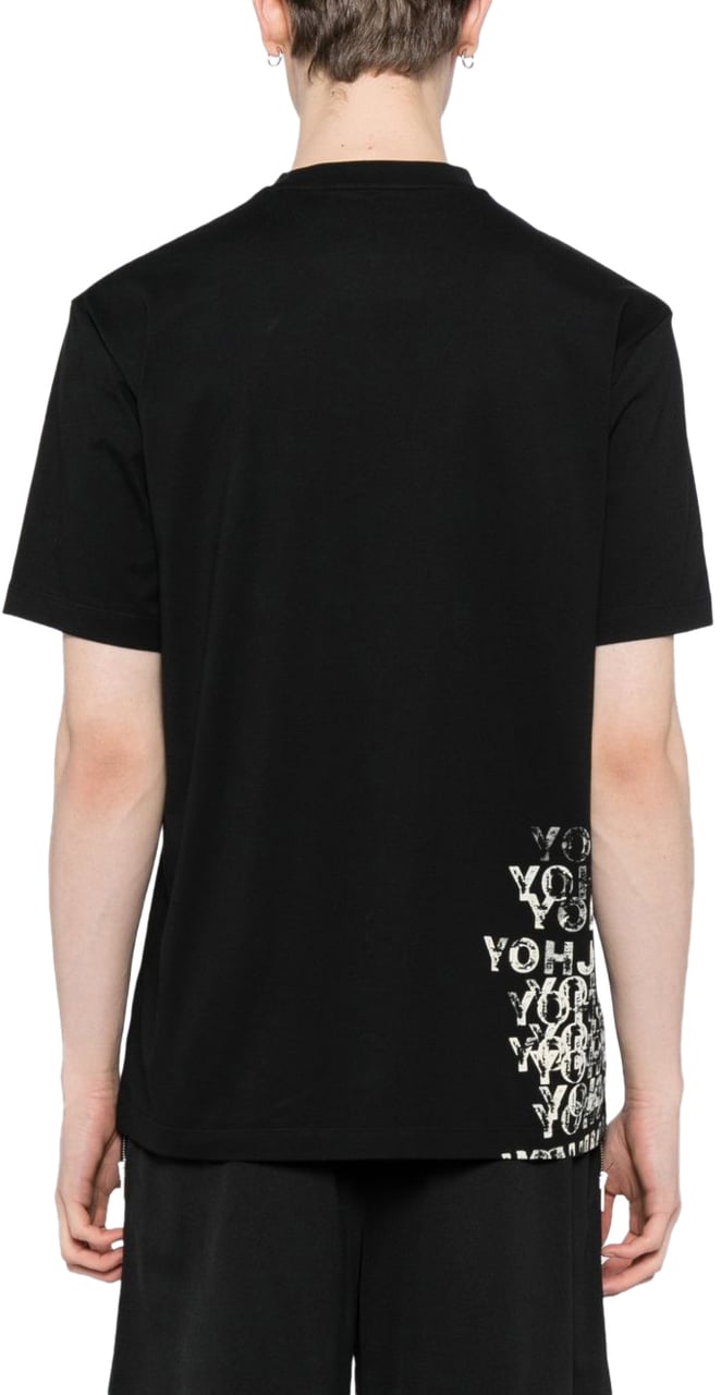 Y-3 T-Shirts And Polos Nero Zwart