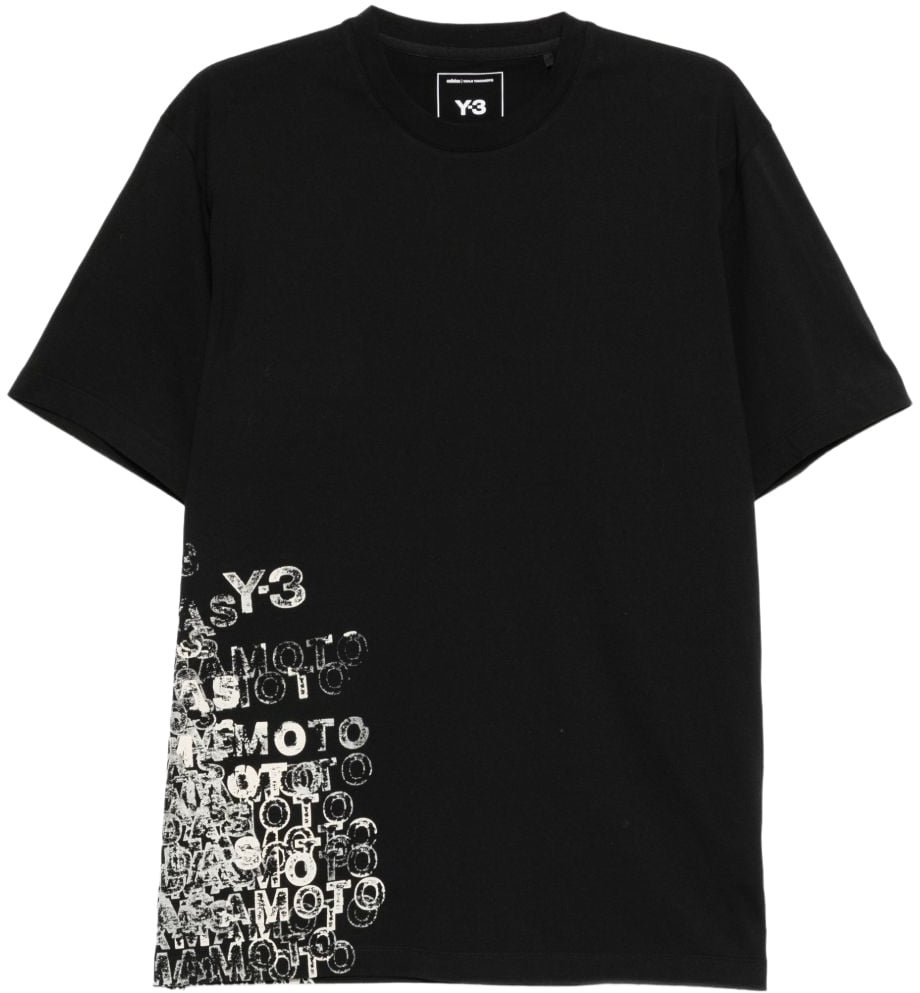 Y-3 T-Shirts And Polos Nero Zwart