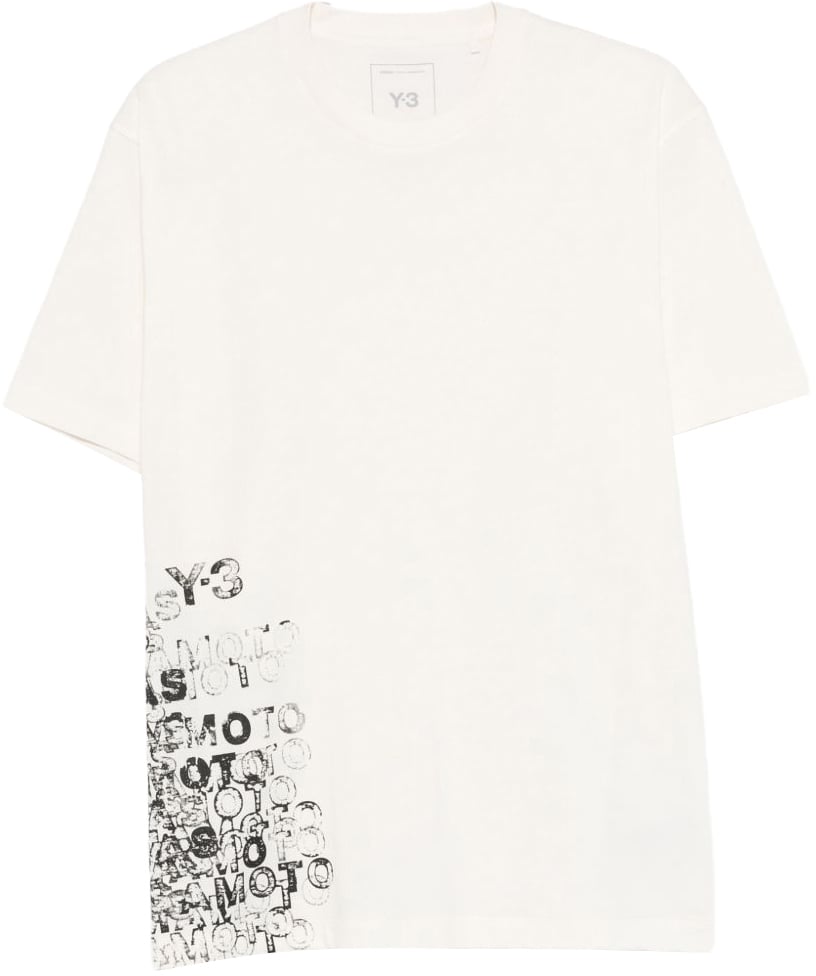Y-3 T-Shirts And Polos White Wit