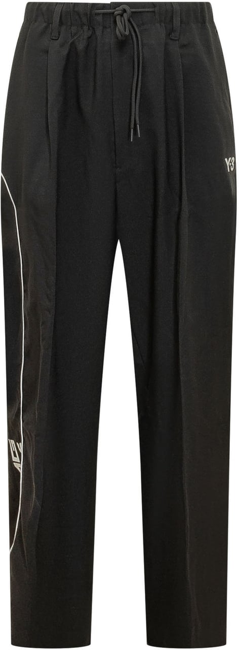 Y-3 Pantalone sportivo con coulisse Zwart