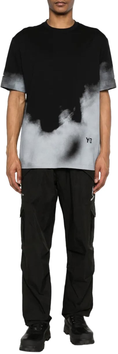 Y-3 F1 Tour Ss Tee Black Zwart