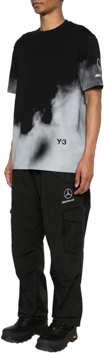 Y-3 F1 Tour Ss Tee Black Zwart
