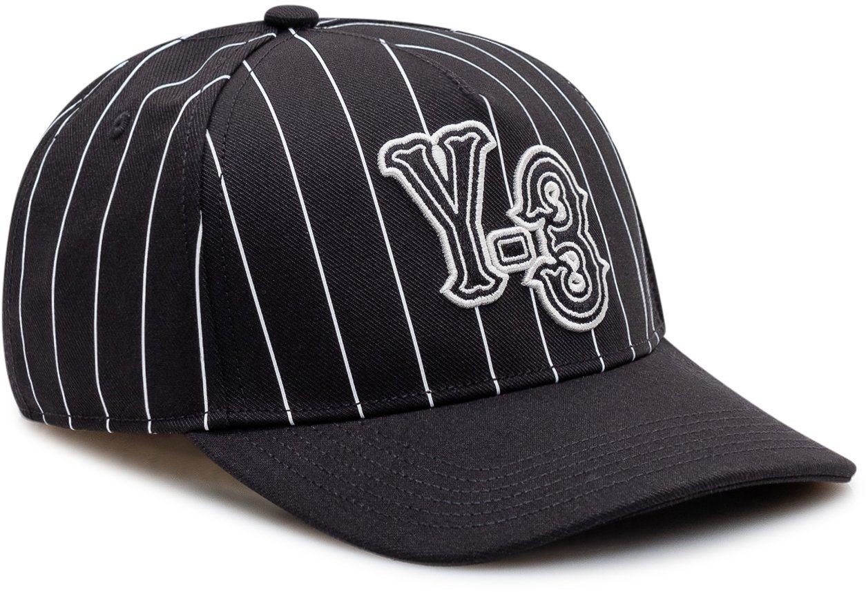 Y-3 Y-3 PINSTRI CAP Zwart