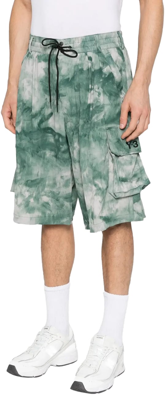 Y-3 Aop Plt Shorts Multicolor Divers