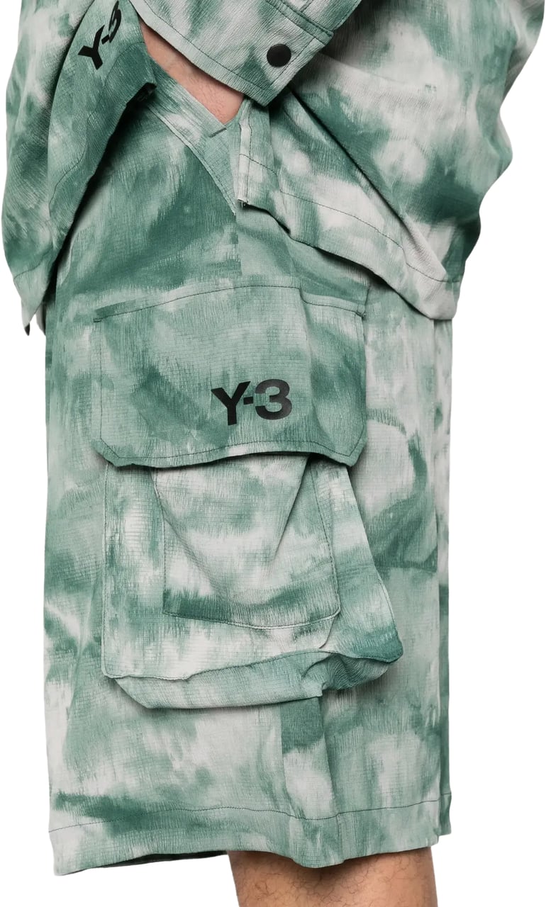 Y-3 Aop Plt Shorts Multicolor Divers