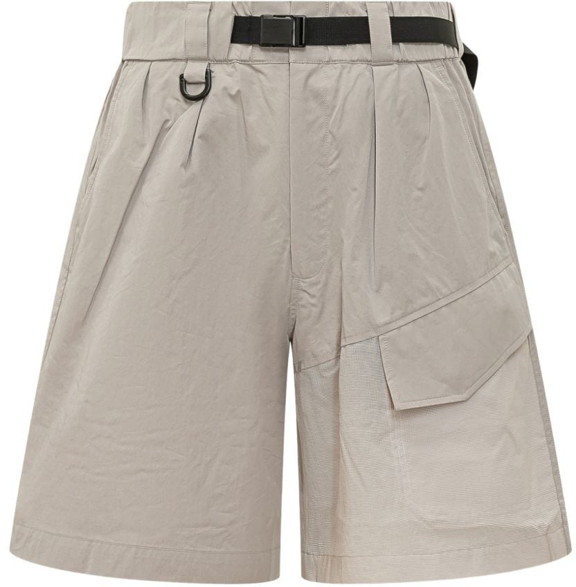 Y-3 Shorts Brown Taupe