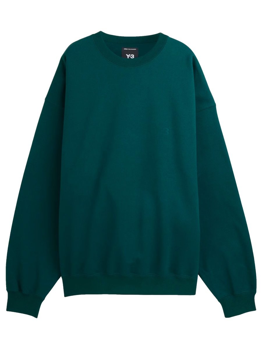 Y-3 Neutrals Relaxed Fit Chest Logo Sweatshirt Zwart