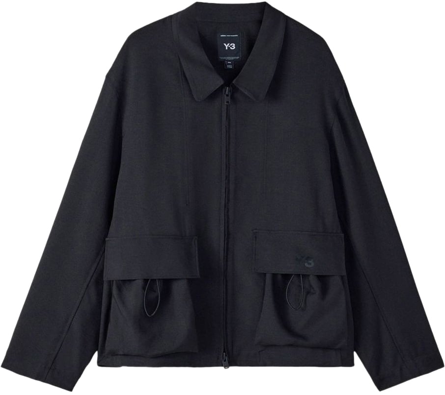 Y-3 Coats Nero Zwart