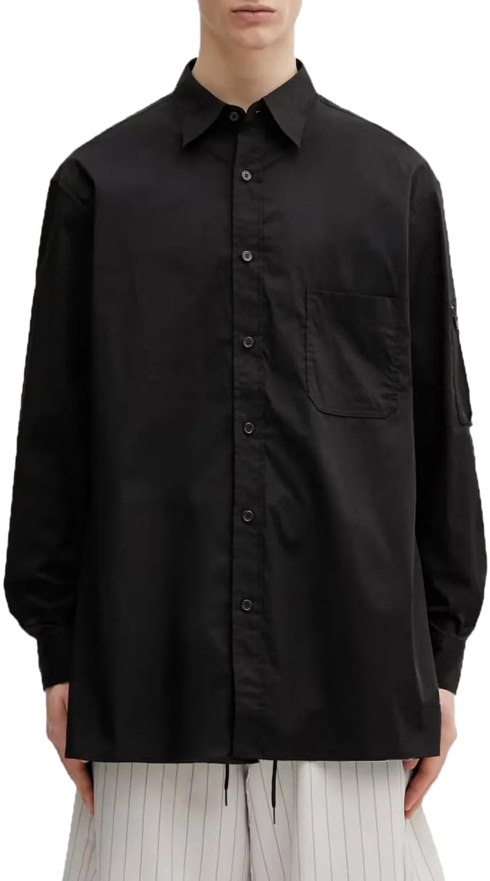 Y-3 Sc Ls Shirt Black Zwart