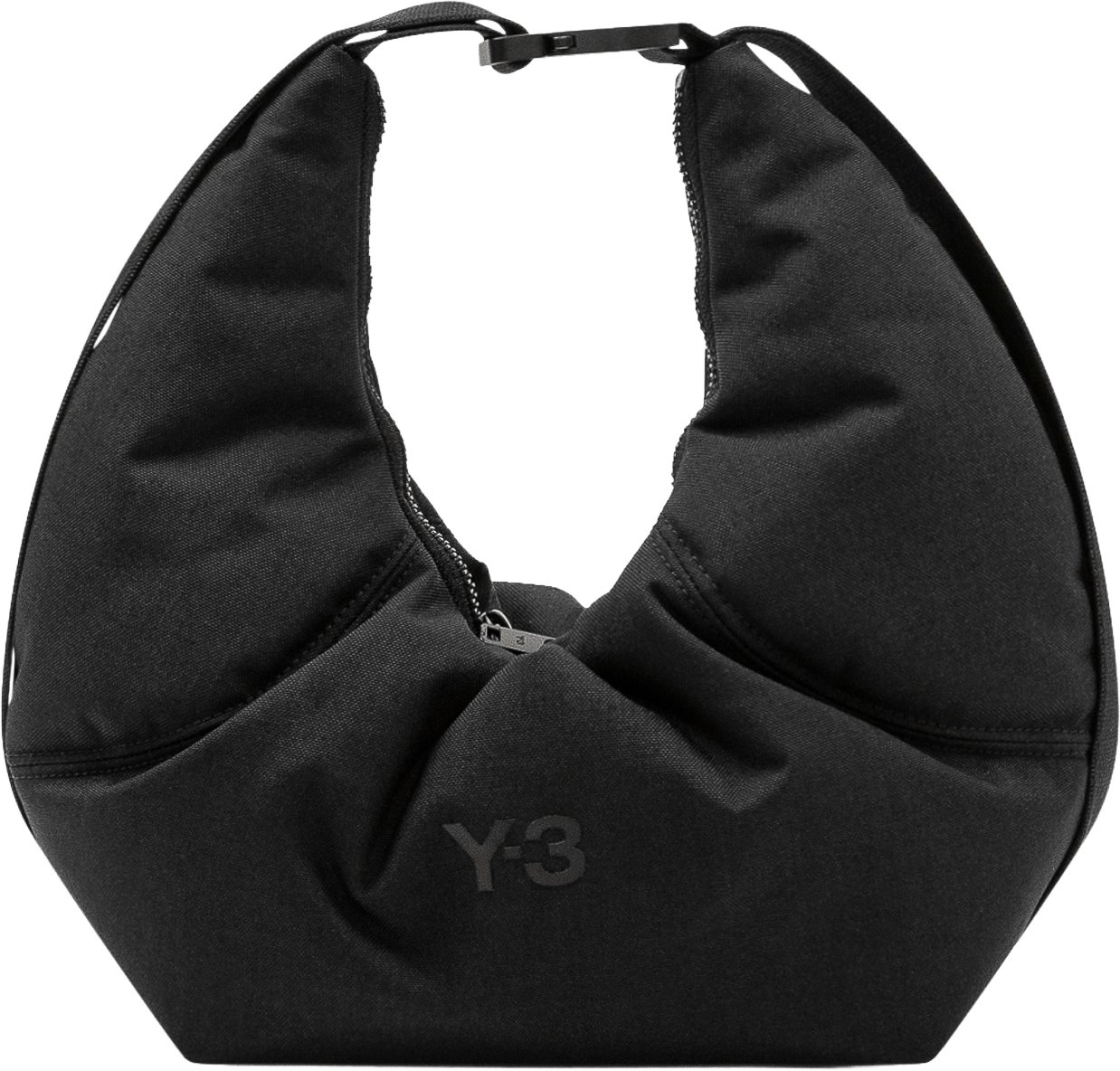 Y-3 Borsa Crescen a Mezzaluna Zwart