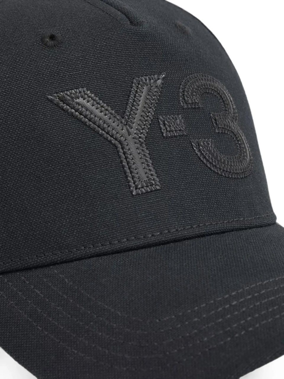 Y-3 Logo Cap Black/black Zwart