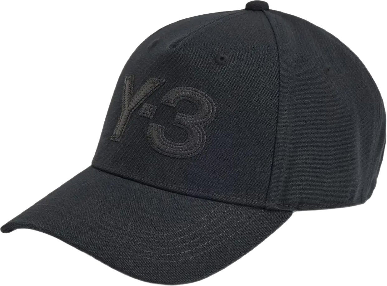 Y-3 Logo Cap Black/black Zwart
