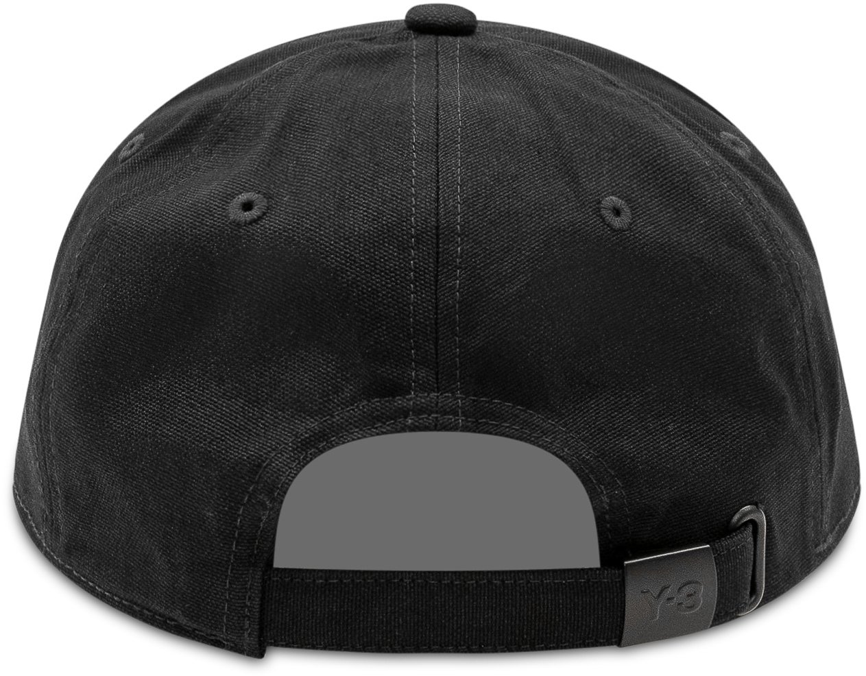 Y-3 Cappello Baseball con Ricamo Frontale Zwart