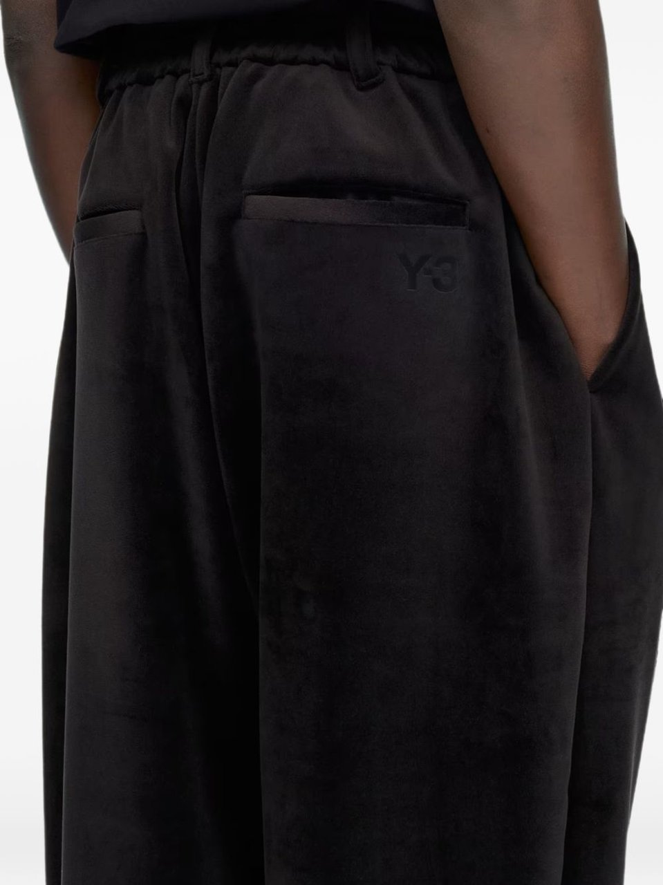 Y-3 Trousers Black Zwart