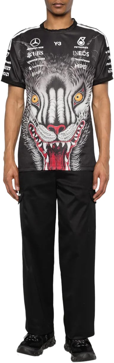 Y-3 F1 Drvr Ss Jrs Black Zwart