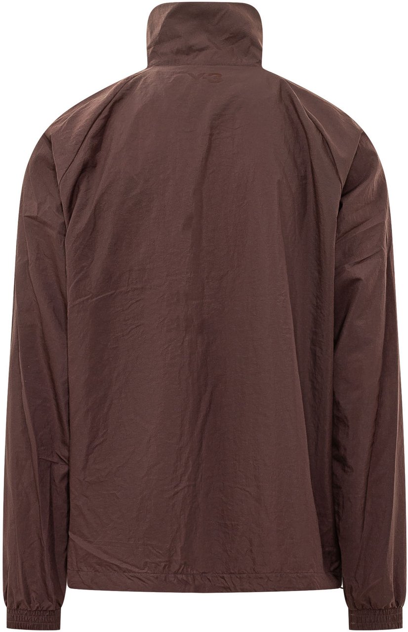 Y-3 Giacca con Collo Alto e Zip Bruin