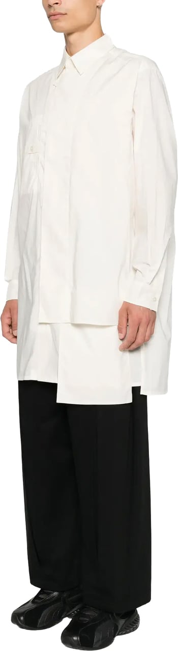 Y-3 Adap Co Shirt Cwhite Wit