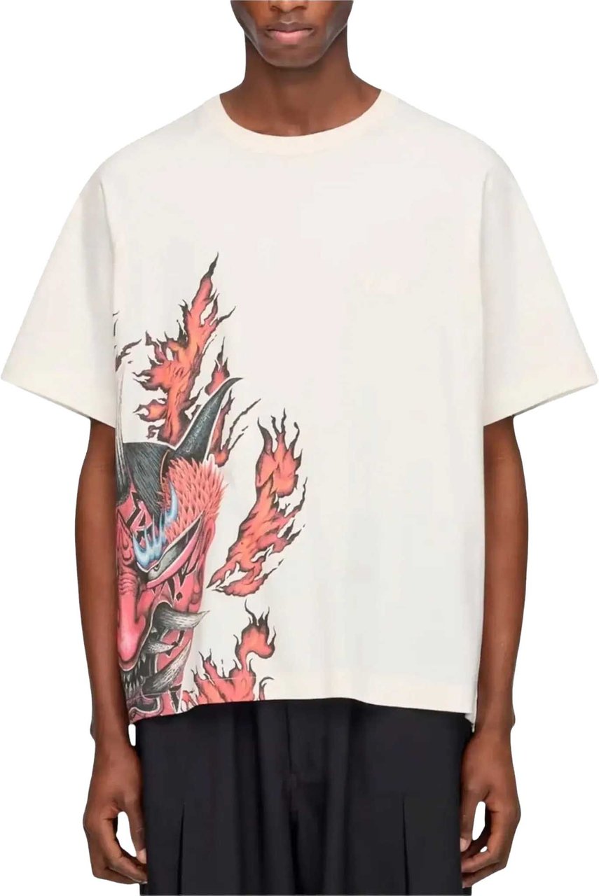 Y-3 Gfx Ss Tee Cwhite Wit