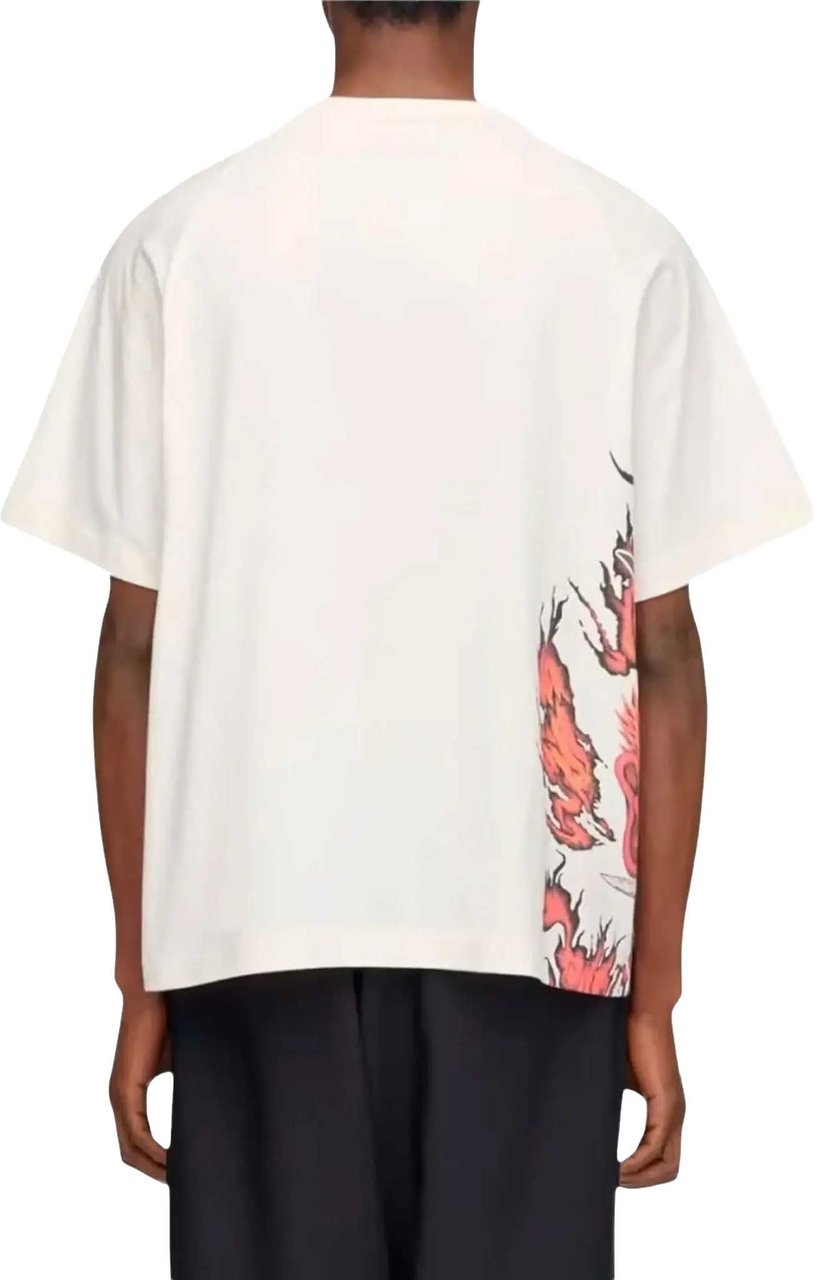 Y-3 Gfx Ss Tee Cwhite Wit