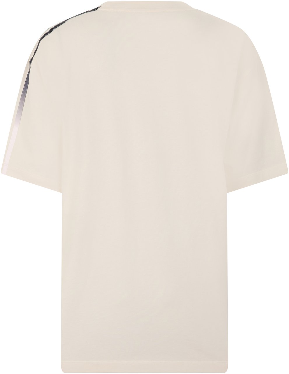 Y-3 Short-sleeve shirt with stripes Neutraal