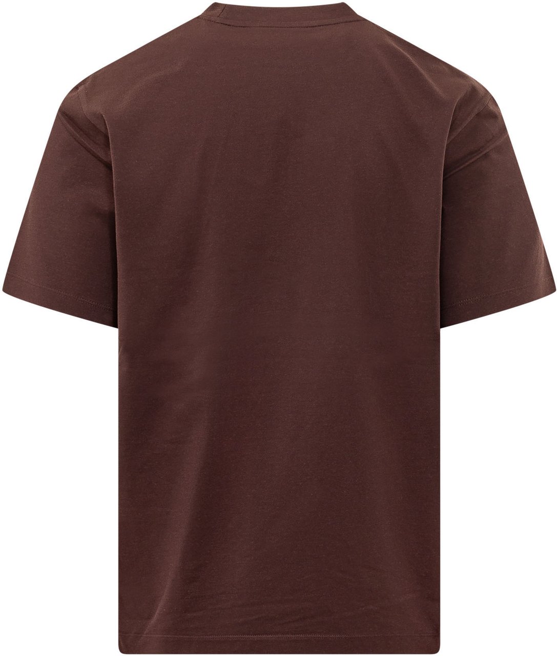 Y-3 T-shirt con Logo Tono su Tono Bruin